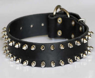 Mastiff Large Leather Spiked Dog Collar-custom perfect collar