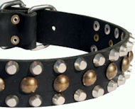 Custom Studded Leather Dog Collar for Mastiff