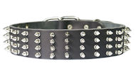 2 inch wide Leather Spiked Dog Collar for Mastiff 2 inch wide Leather Spiked Dog Collar for Mastiff