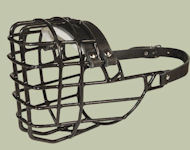 Mastiff Wire Dog MUZZLE for winter