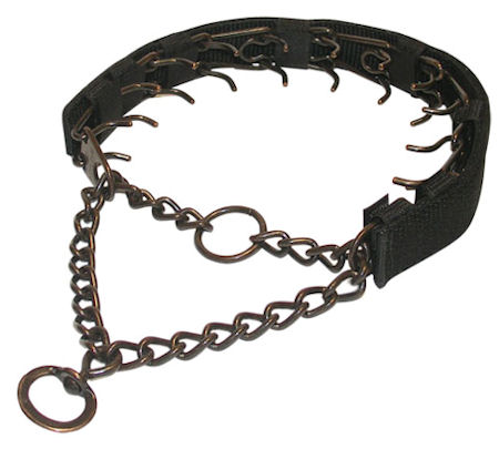 Training Pinch Collar with Cover for Dog Training-3.9 mm(25Inch)