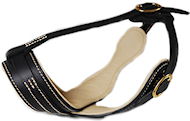 Mastiff handmade Nappa Leather Dog Muzzle - Large,Medium sizes