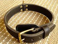 Leather dog collars