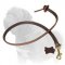 Leather Mastiff Dog Leash with Round Handle