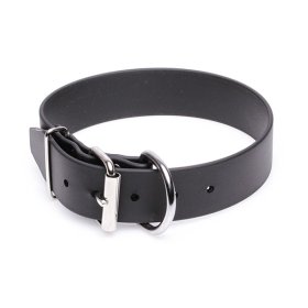 Extra Wide Black Biothane Mastiff Collar