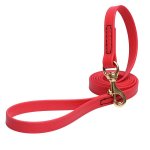 Red Waterproof Mastiff Leash Made of Biothane_2