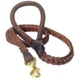 4 FT Braided Leather Dog Leashes for Mastiff