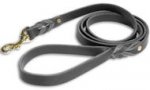 Mastiff Leather Dog Leash Double Braided 3/4 Inch