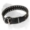 Mastiff Leather Collar with Dotted Studs for Daily Walking
