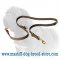Superb Quality Leather Mastiff Dog Leash with 2 Snap Hooks