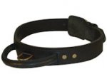 Leather Agitation Collars with Handle for Mastiff training