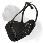 Reliable and Incredibly Comfortable Leather Attack Training Muzzle for Mastiff