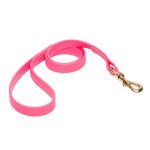 Pink Waterproof Mastiff Leash Made of Biothane_1