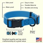 Biothane Waterproof Collar with Quick Release Buckle_11