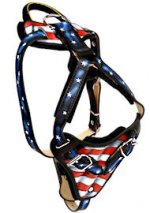 American Flag Dog Harness-USA pride Harness for Mastiff