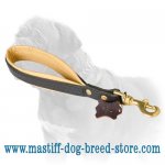 Long-Servicing Mastiff Dog Leash of Solid Genuine Leather_1