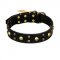 FDT Artisan 'Heavy Metal' Embellished Leather Mastiff Collar with Skulls and Studs 1 1/2 inch (40 mm)