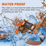 Reflective Biothane Martingale Collar with Quick Release Buckle_3