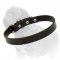 Slap-up Leather Collar for Energetic Mastiff Dog - Simplicity Is The Beauty