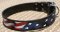 American Flag Dog Collar for Mastiff -Leather usa collar