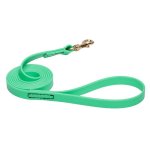 Green Waterproof Mastiff Leash Made of Biothane_2