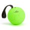 Inflatable Leather Ball Dog Toy With Handle - Lime Green - 6.25" (16 cm)