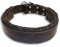 Wide Stitched Leather Dog Collar-D Ring in Front Mastiff