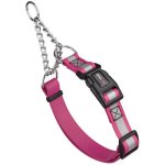 Reflective Biothane Martingale Collar with Quick Release Buckle_5