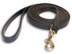 Tac-Black Leather Classic Agitation Leads for Mastiff