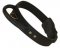 Latigo Leather Agitation Dog Collar With Handle for Mastiff