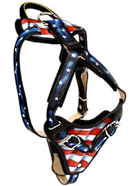 American Flag Dog Harness-USA pride Harness for Mastiff