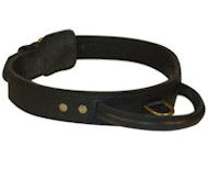 Double Layer Leather Agitation Collar 1 3/4 for Mastiff