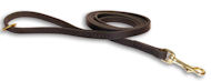 Great Leather Belt Leash - 1/2 inch wide leash for Mastiff
