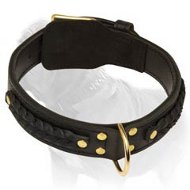 Bullmastiff Handcrafted Leather Dog Collar