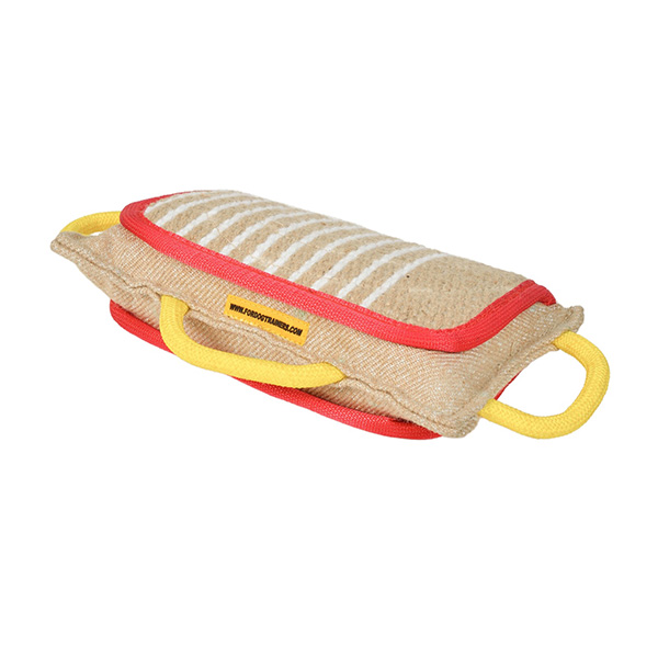 Lightweight jute Mastiff bite pad