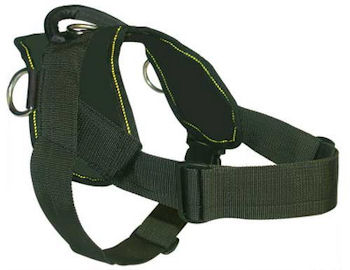 Nylon dog harness with handle