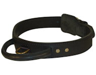 Leather Agitation Collars with Handle for Mastiff training
