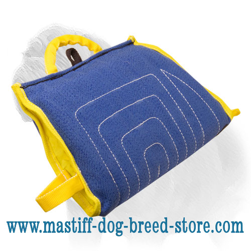 Dog bite sleeve of French linen for Mastiffs