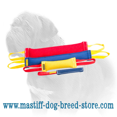 Mastiff bite tugs made of French linen