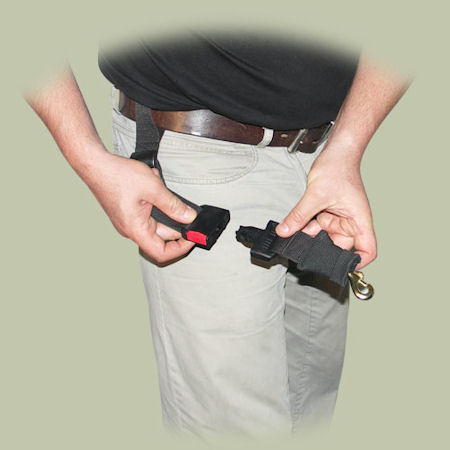 FreeLeash Hands Free Dog Leash w/h quick release buckle for dog - Click Image to Close