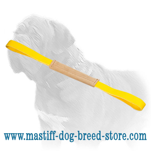 Stitched Leather Mastiff Training Bite Tug
