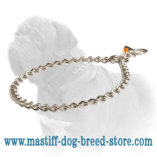 Professional Mastiff Dog Choke Collar - Click Image to Close