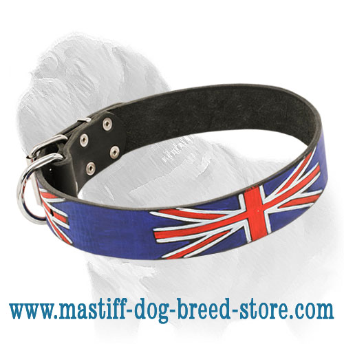 'Union Flag' Mastiff Dog Collar