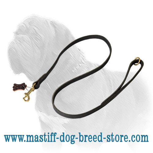 Classy Leather Mastiff Dog Leash for More than 7 Different Activities