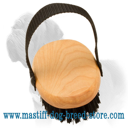 'Brush & Go' Mastiff Grooming Bristle Brush - Click Image to Close