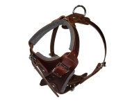 LEATHER AGITATION HARNESS for Mastiffs
