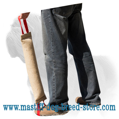 Stitched Mastiff Dog Bite Training Tug with 2 Handles