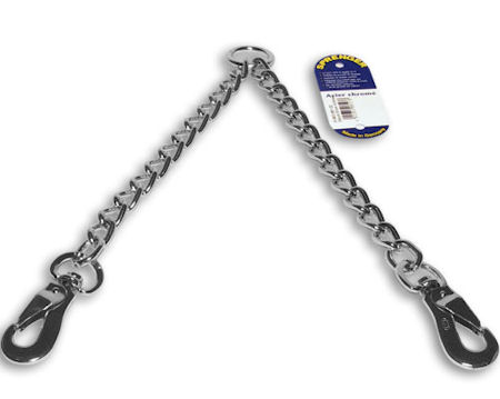 chain 2 Dog Couplets for Mastiff Dog Leashes
