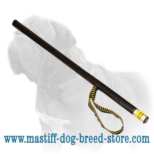 Mastiff Sport Training Dog Stick with Leather Covering