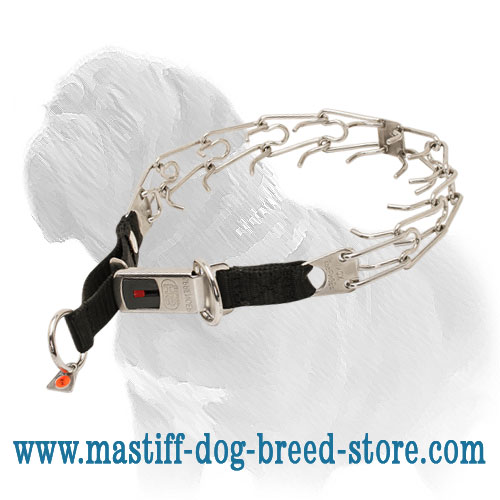 Easy-to-Use Mastiff Dog Pinch Prong Collar